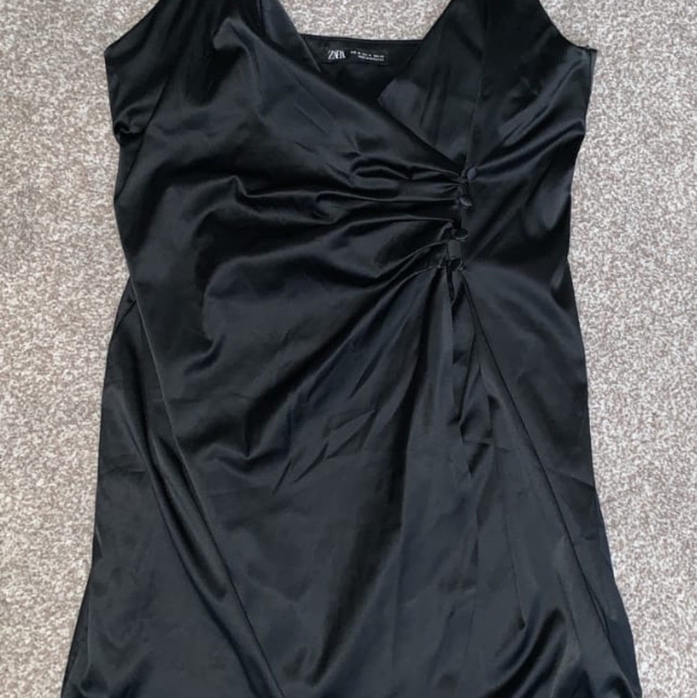 Zara satin short dress